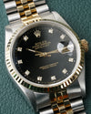 Rolex Datejust 16233 Black Diamond