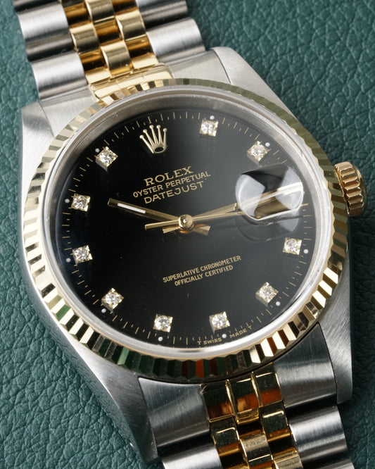 Rolex Datejust 16233 Black Diamond