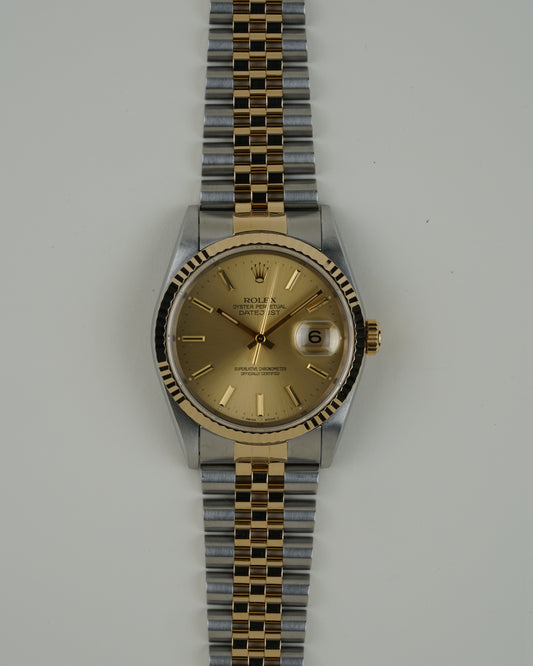 Rolex Datejust 16233 Champagne Dial