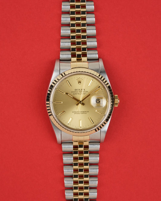 Rolex Datejust 16233 Champagne Dial