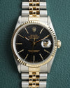 Rolex Datejust 16233 "Black Tapestry"