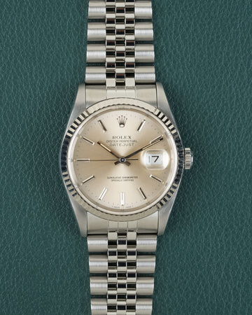 Rolex Datejust 16234 "Silver Dial" Watch only