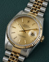 Rolex Datejust 16233 "Champagne Tapestry"