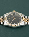 Rolex Datejust 16233 Black Diamond Dial