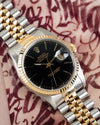 Rolex Datejust 16233 Black Dial