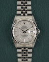 Rolex Datejust 16234 Silver Linnen Dial