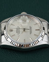 Rolex Datejust 16234 Silver Linnen Dial