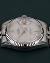 Silver Rolex Datejust 16234 from 2002 Full Set