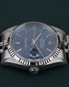 Blue Rolex Datejust 16234 from 1991 Full Set