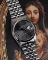 Gray Dial Rolex Datejust 16234 from 1991 Full Set