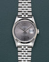 Gray Dial Rolex Datejust 16234 from 1991 Full Set