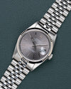 Gray Dial Rolex Datejust 16234 from 1991 Full Set