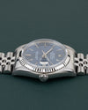 Blue Rolex Datejust 16234 from 1991 Full Set