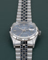 Blue Rolex Datejust 16234 from 1991 Full Set