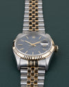 Blue Rolex Datejust 16233 from 1993 Full Set