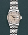 Rolex Datejust 16234 "Silver Linen Dial"