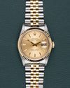 Rolex Datejust 16233 "Champagne Tapestry"