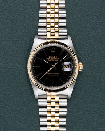 Rolex Datejust 16233 Black Dial