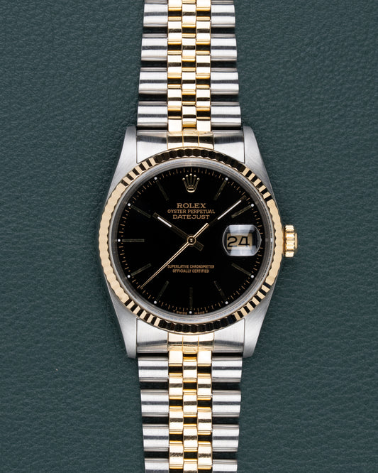 Rolex Datejust 16233 Black 1989 FS