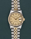 Rolex Datejust 16233 Champagne Linnen