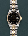 Rolex Datejust 16233 Black Diamond Dial