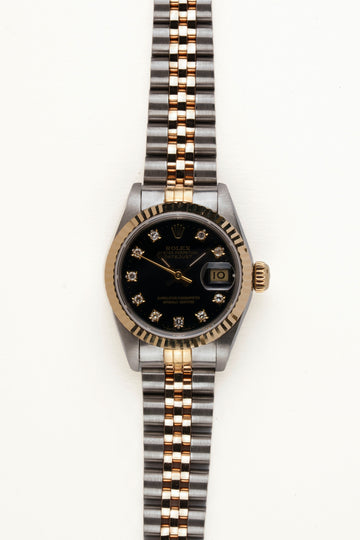 Rolex Lady-Datejust 69173 Black 1988 FS
