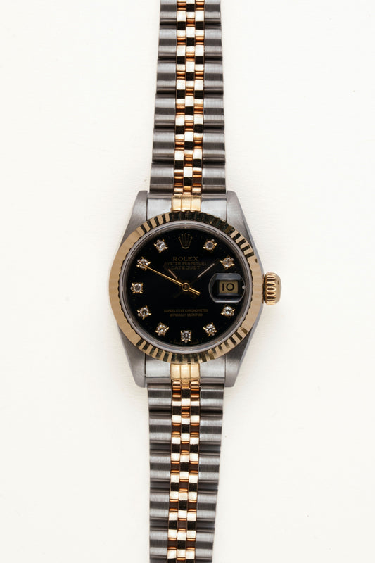 Rolex Lady-Datejust 69173 Black 1988 FS