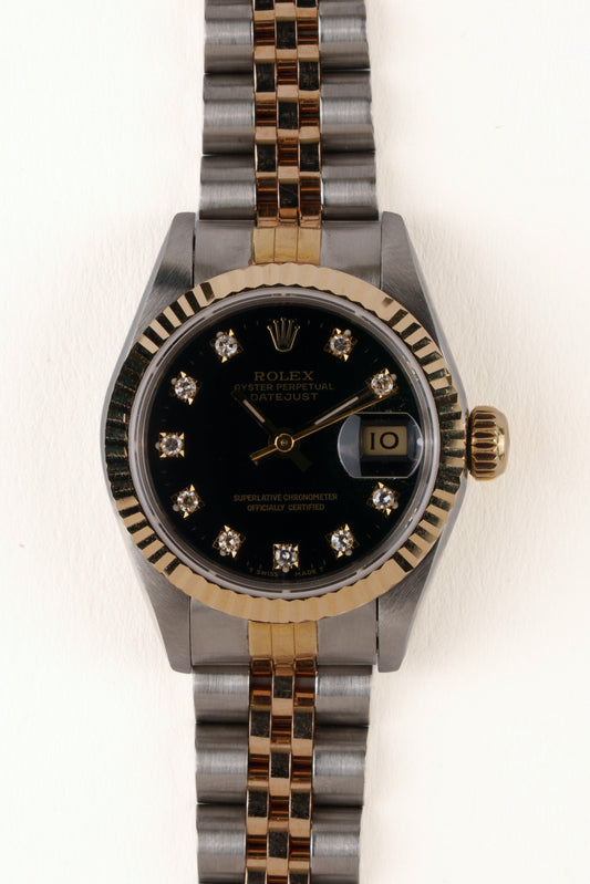 Rolex Lady-Datejust 69173 Black 1988 FS
