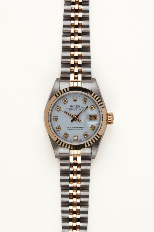 Rolex Lady-Datejust 69173 White 1988 FS