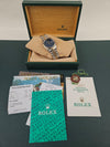 Blue Rolex Datejust 16233 from 1993 Full Set