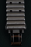 Breitling Chronomat AB0134101C1A1 - close-up van de vouwsluiting met Breitling gravure