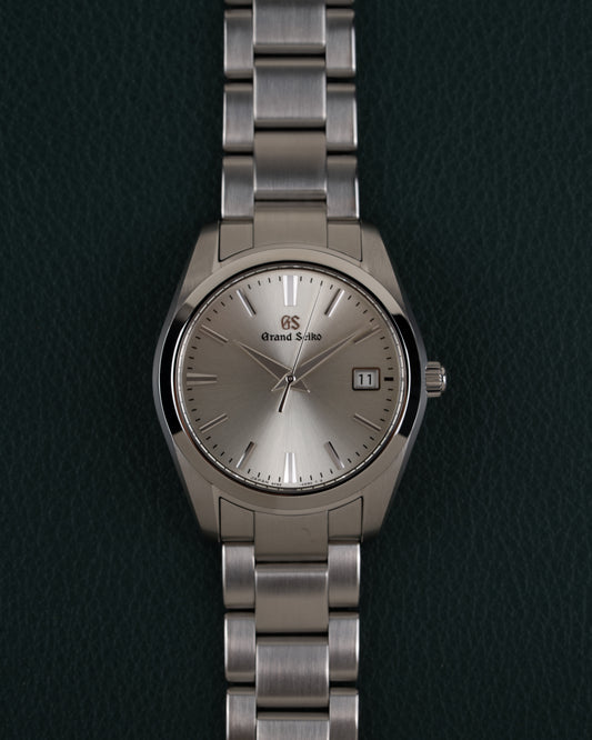 Grand Seiko Heritage Collection SBGX263 - volledig horloge recht van boven met stalen armband