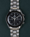 Omega Speedmaster Professional Moonwatch 3570.50 - volledig horloge recht van boven met stalen armband